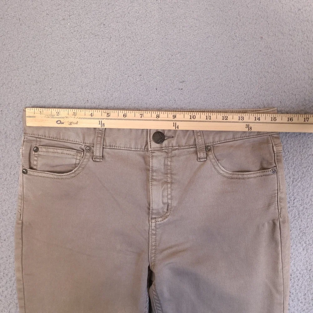 Free People Skinny Jeans Jegging Womens 29 Brown Tan‎ Distressed Stretch